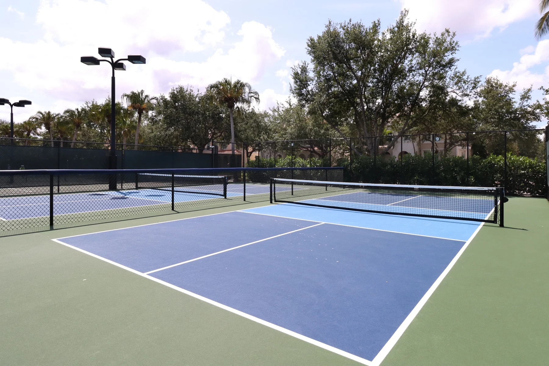 Pickleball courts at Island Walk in Naples Florida